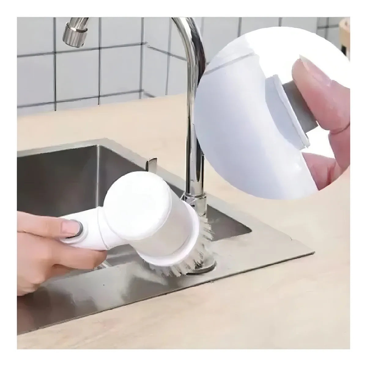 Magic Brush 5 en 1 – Cepillo Eléctrico Inalámbrico para Cocina, Baño y Hogar