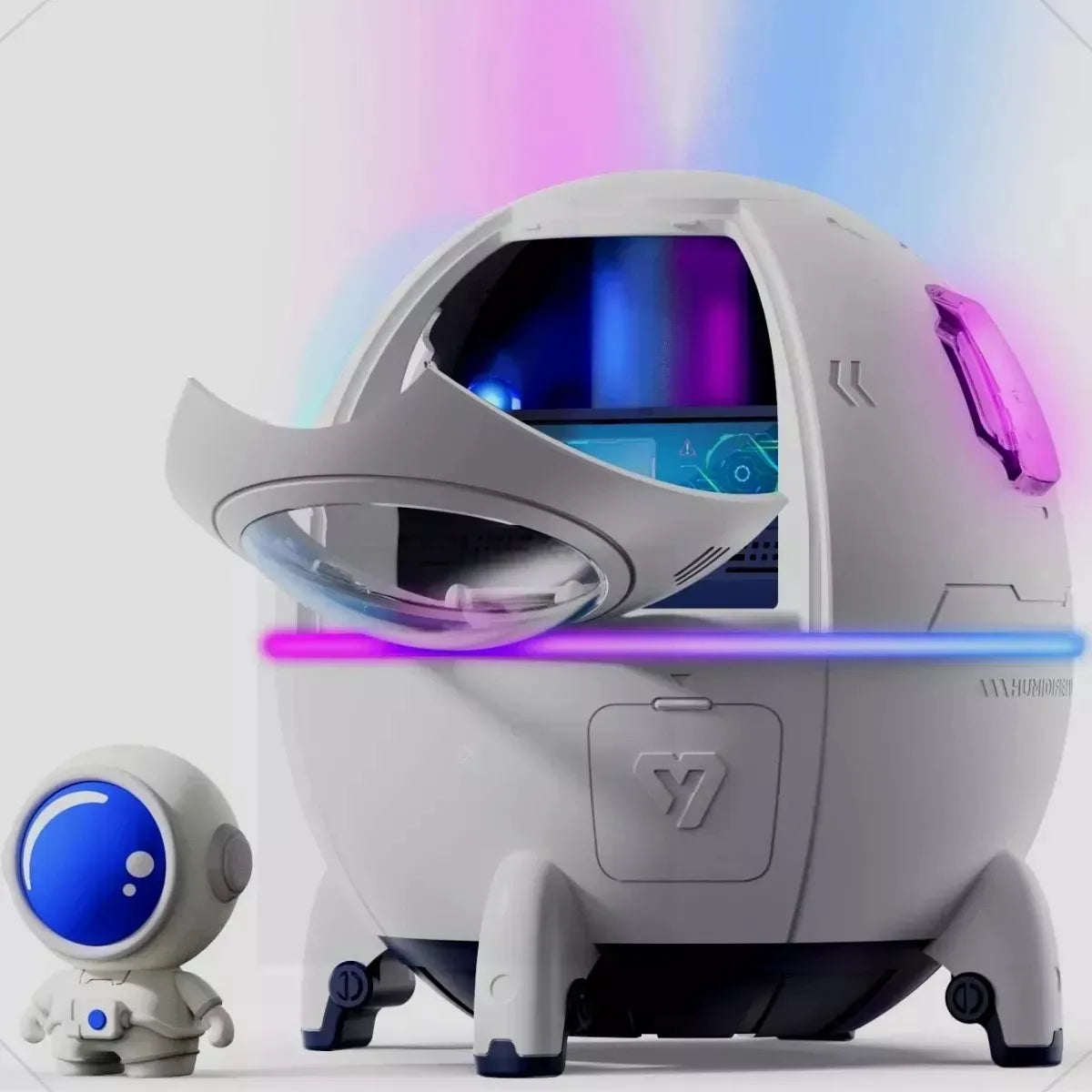 🚀✨ Humidificador EDF Galaxy Lights – Cápsula Espacial con Luces Galácticas 🌌💨 | Relajación & Estilo Futurista