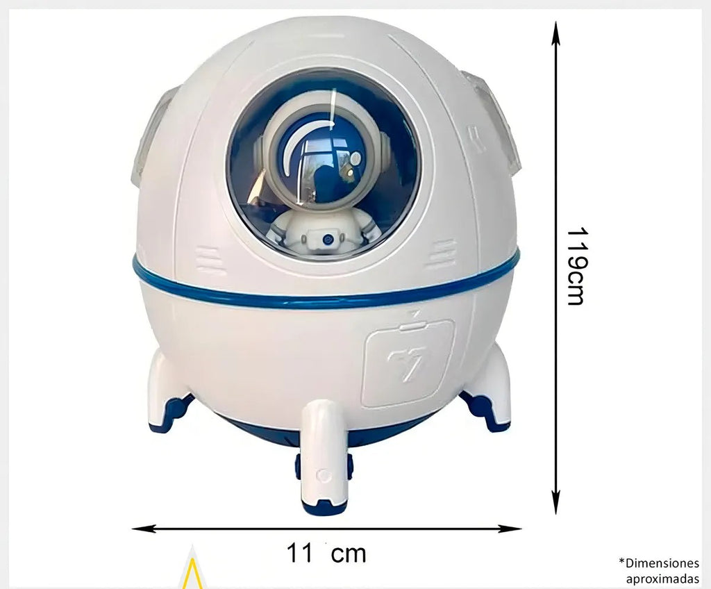 🚀✨ Humidificador EDF Galaxy Lights – Cápsula Espacial con Luces Galácticas 🌌💨 | Relajación & Estilo Futurista