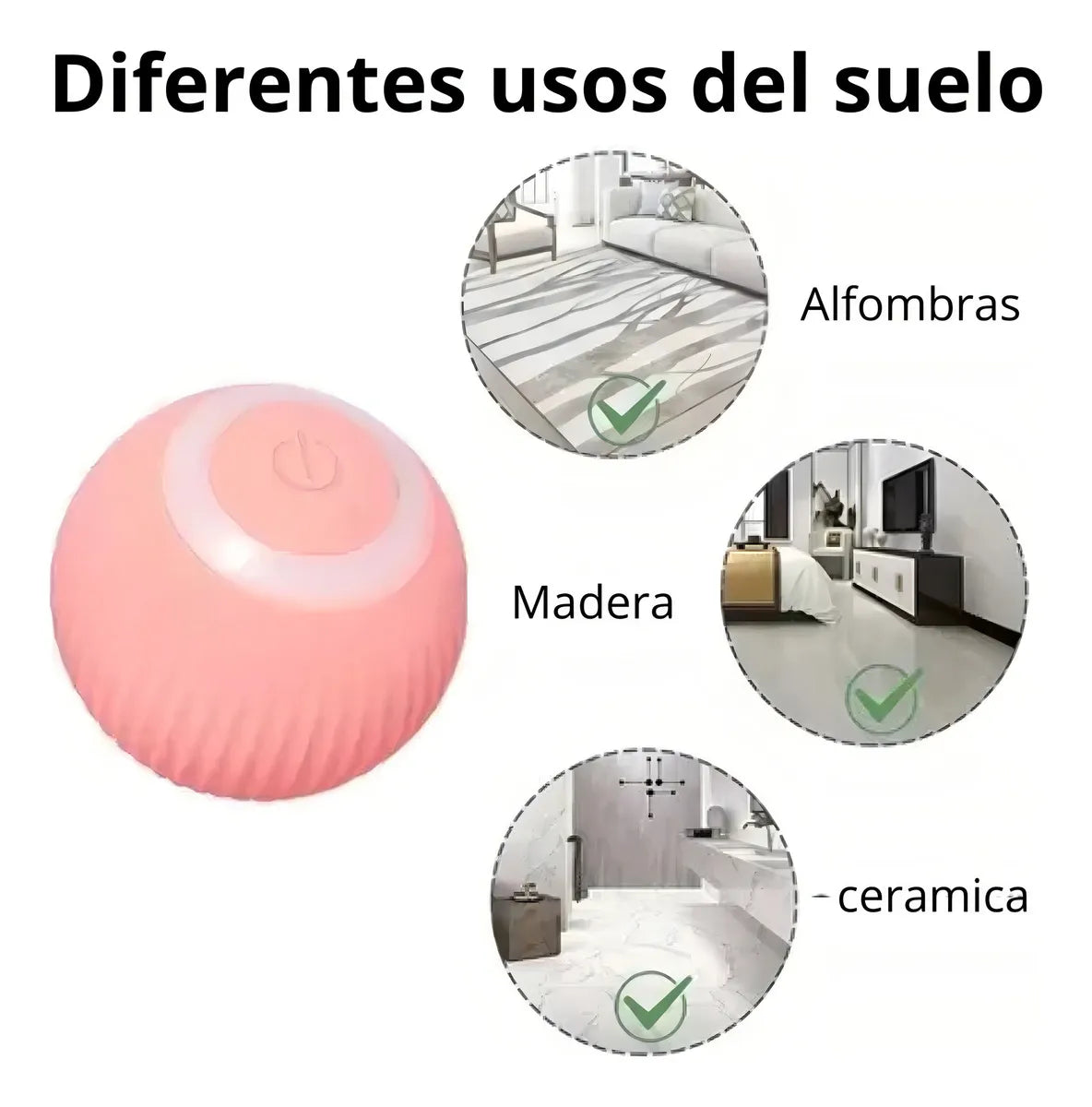 🐶🎾 Pelota Interactiva Inteligente para Gatos – Diversión y Ejercicio Sin Parar